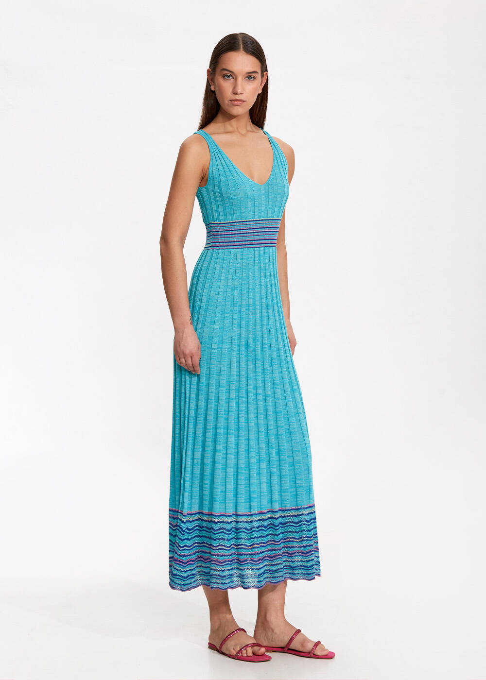POINTELLA DETAIL KNIT DRESS - 2