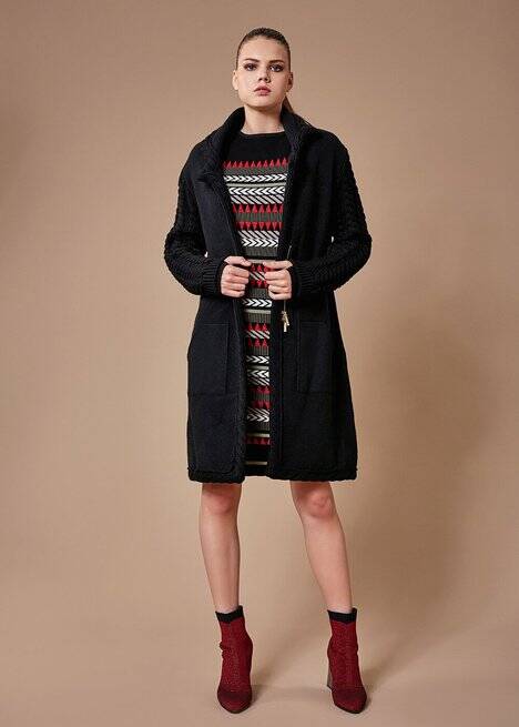 RED LUREX KNIT SOCK BOOTIES - 2