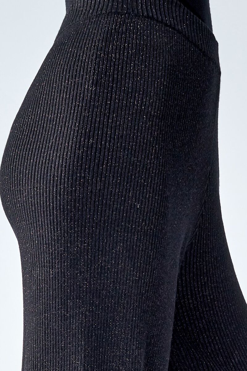 Ribli Siyah Lurex Triko Pantolon · 5