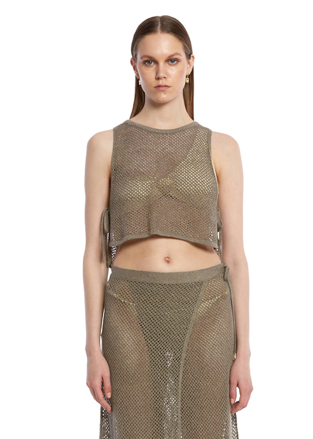 ROSEMARY BEACHWEAR KNIT TOP - 1