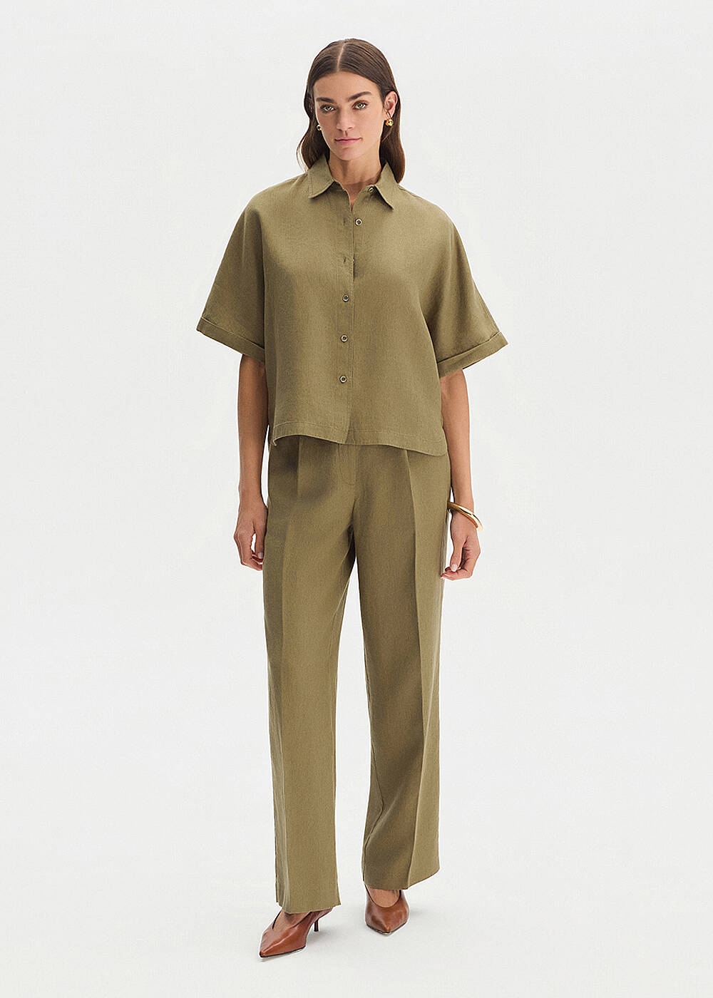 ROSEMARY LINEN OVERSIZE TOP - 2