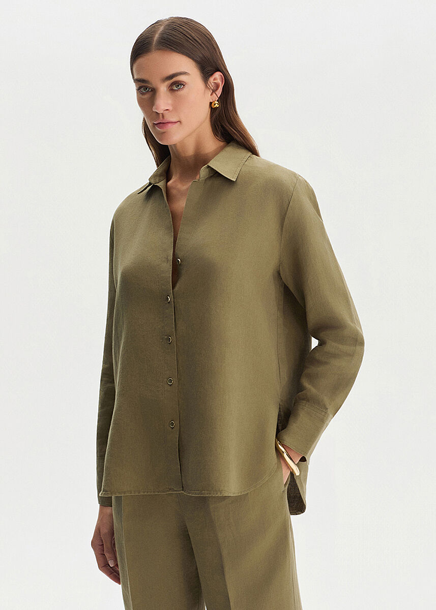 ROSEMARY LINEN SHIRT - KNITSS