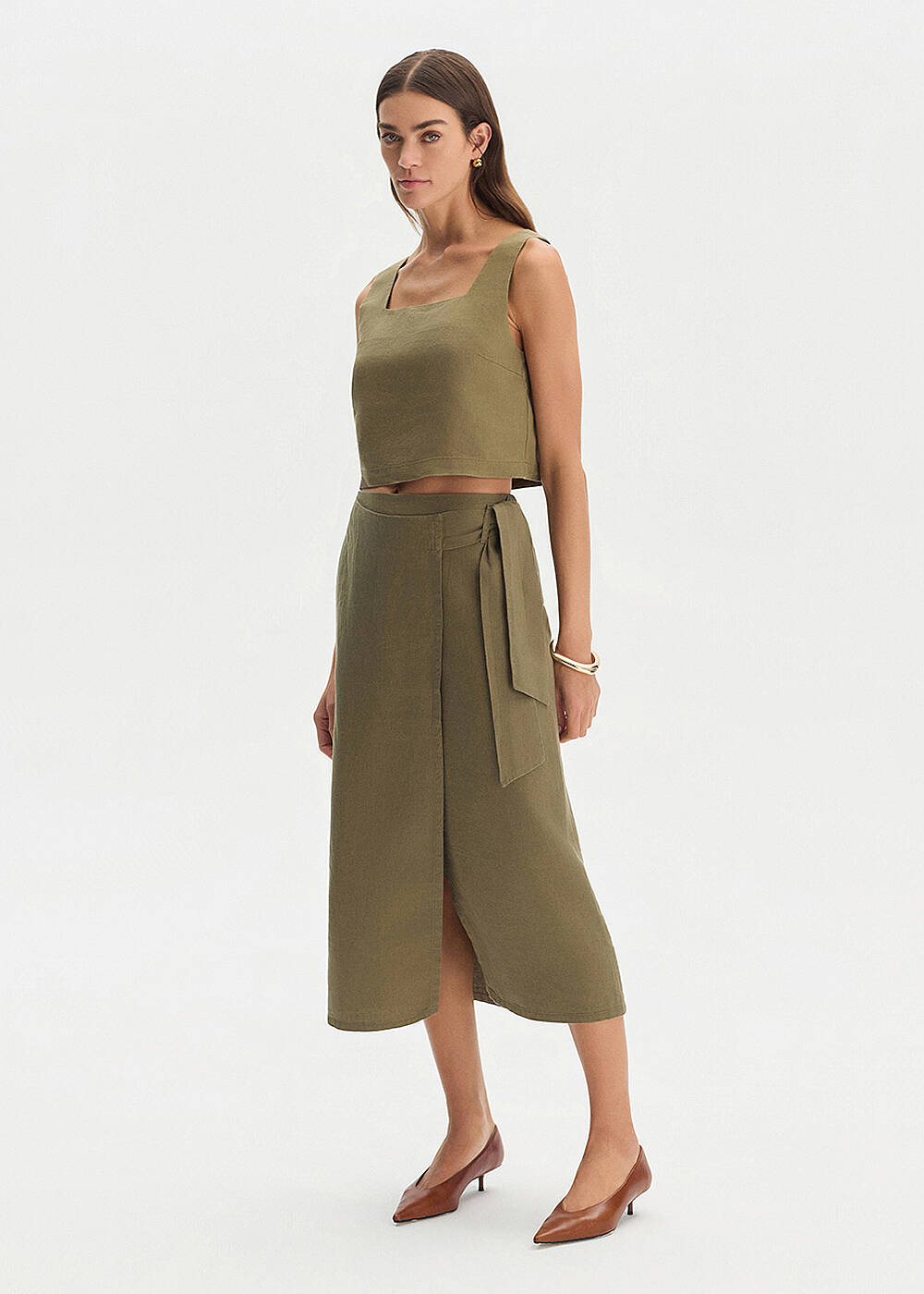 ROSEMARY LINEN SKIRT - 2