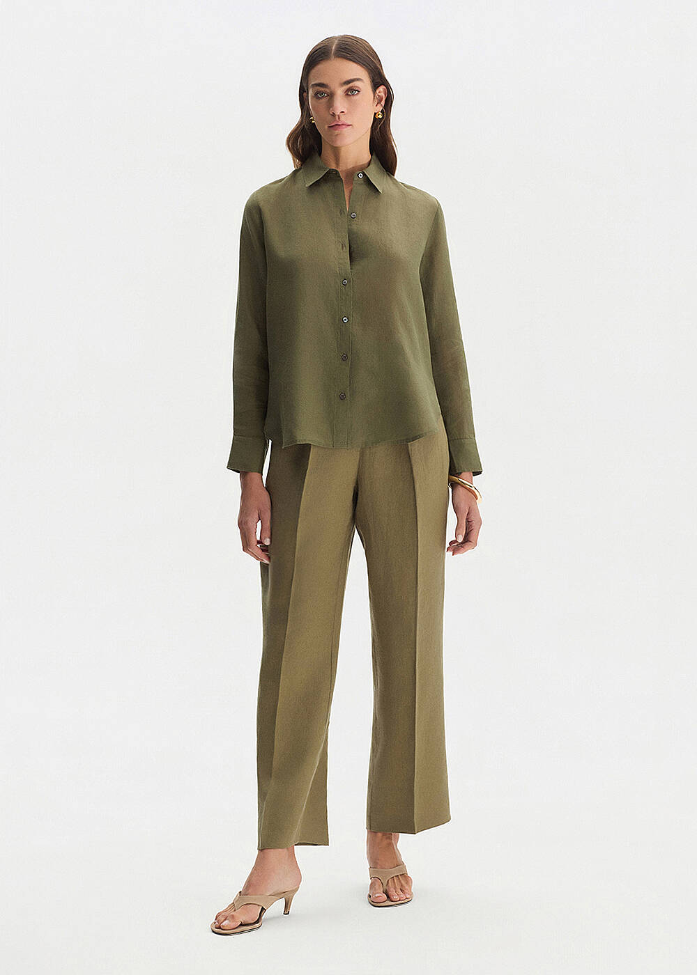 ROSEMARY REGULAR FIT LINEN SHIRT - 2