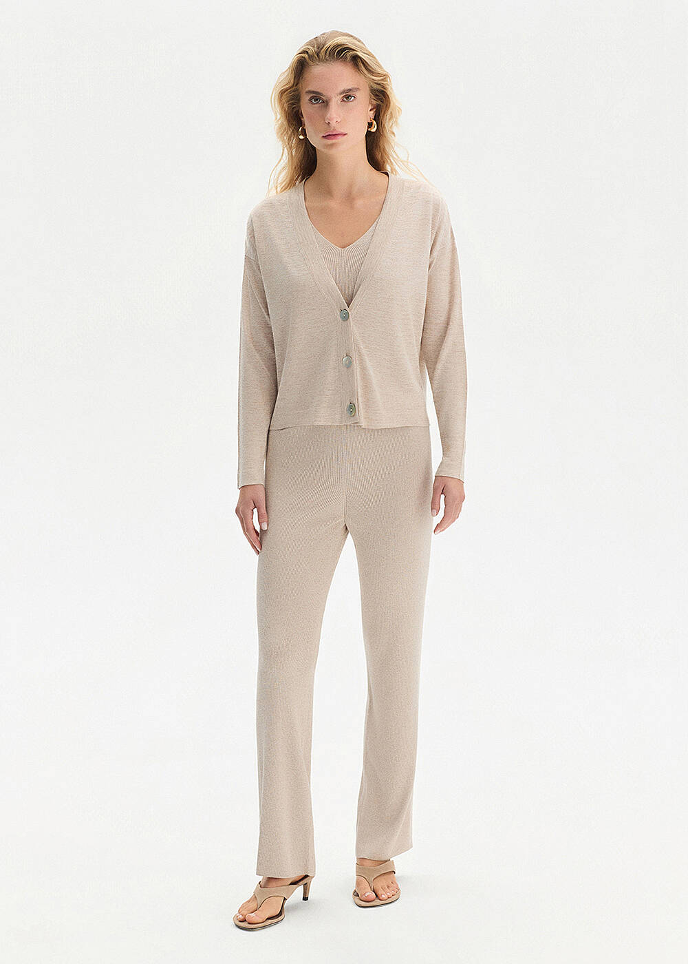 SAND KNIT PANTS - 2