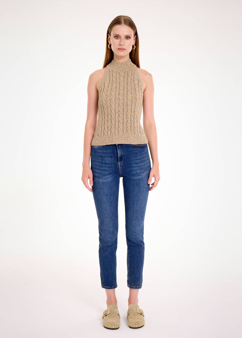 SKINNY DENIM PANTS - 2