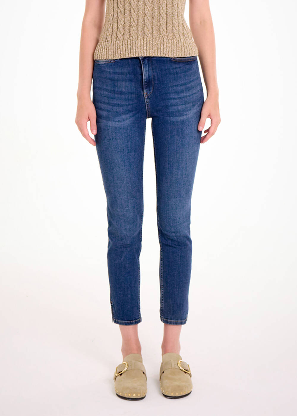 SKINNY DENIM PANTS - 1