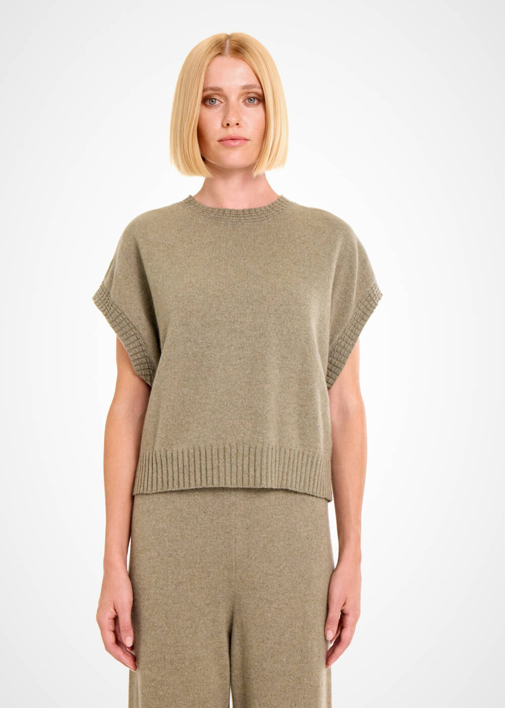 THYME CASHMERE KNIT TOP - 1