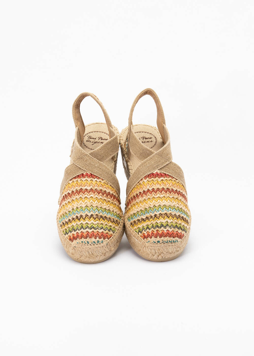 Espadrille enfants en tissu marinière | TONI PONS
