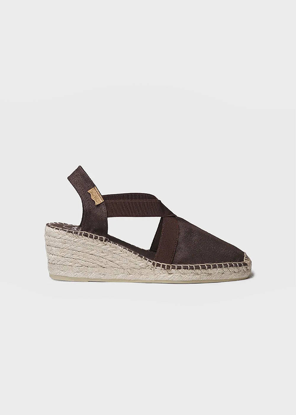 Toni Pons Dolgu Topuk Kahverengi Espadril - 1