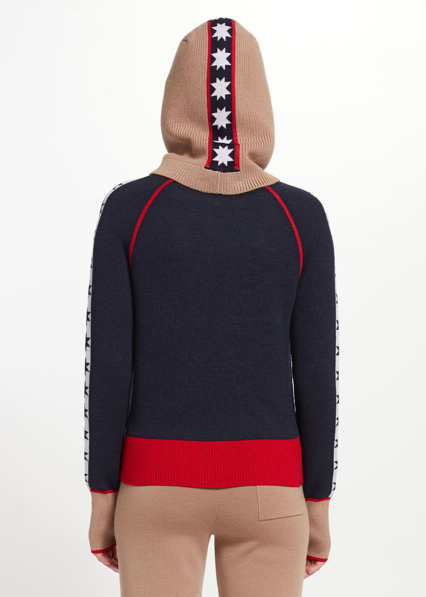 Yıldız Desenli Camel Extrafıne Merino Yün Bere · 3