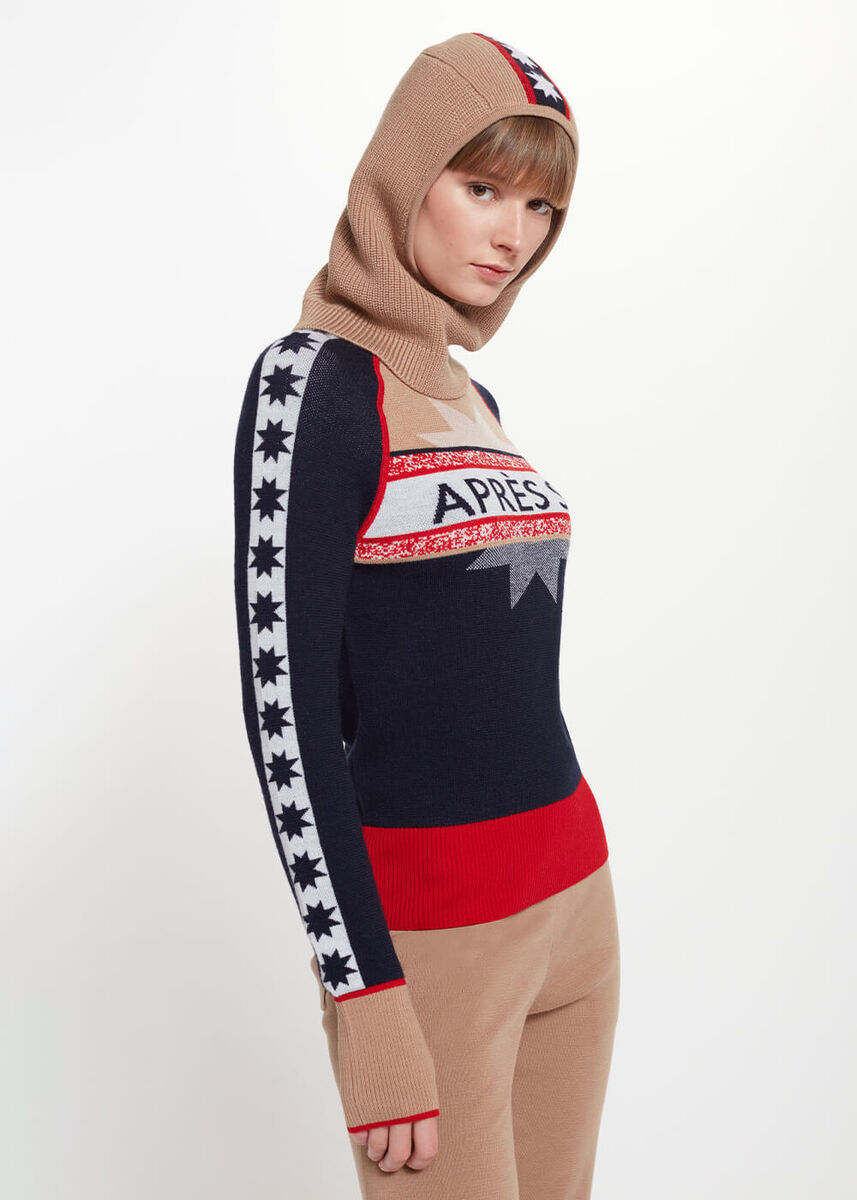 Yıldız Desenli Camel Extrafıne Merino Yün Bere · 4