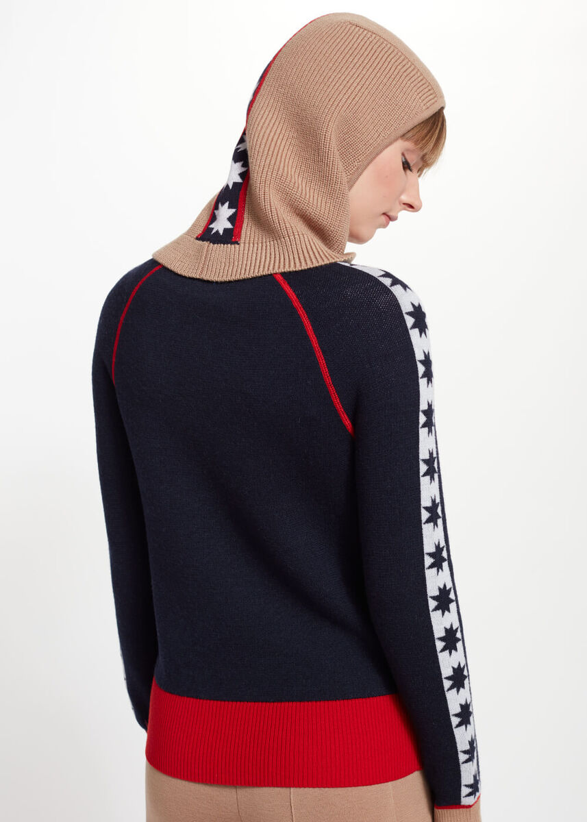Yıldız Desenli Camel Extrafıne Merino Yün Bere · 7