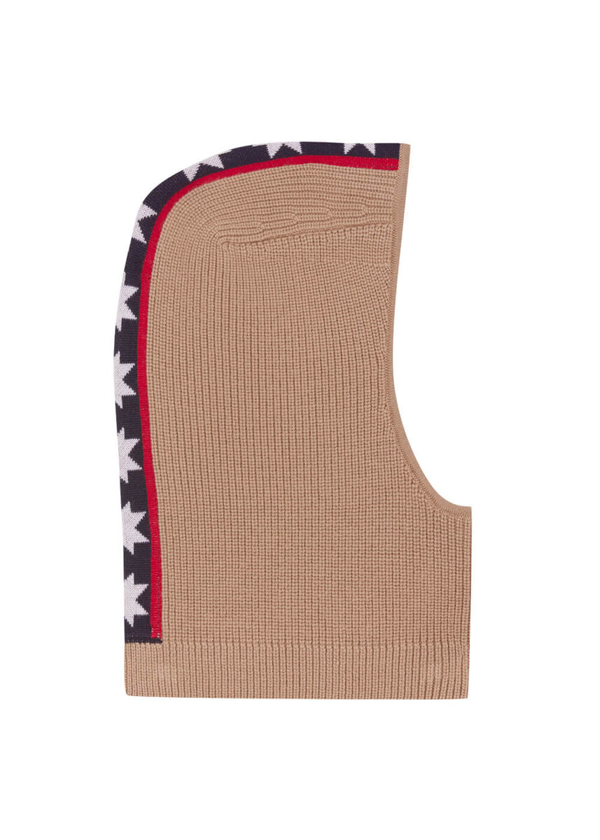 Yıldız Desenli Camel Extrafıne Merino Yün Bere · 8